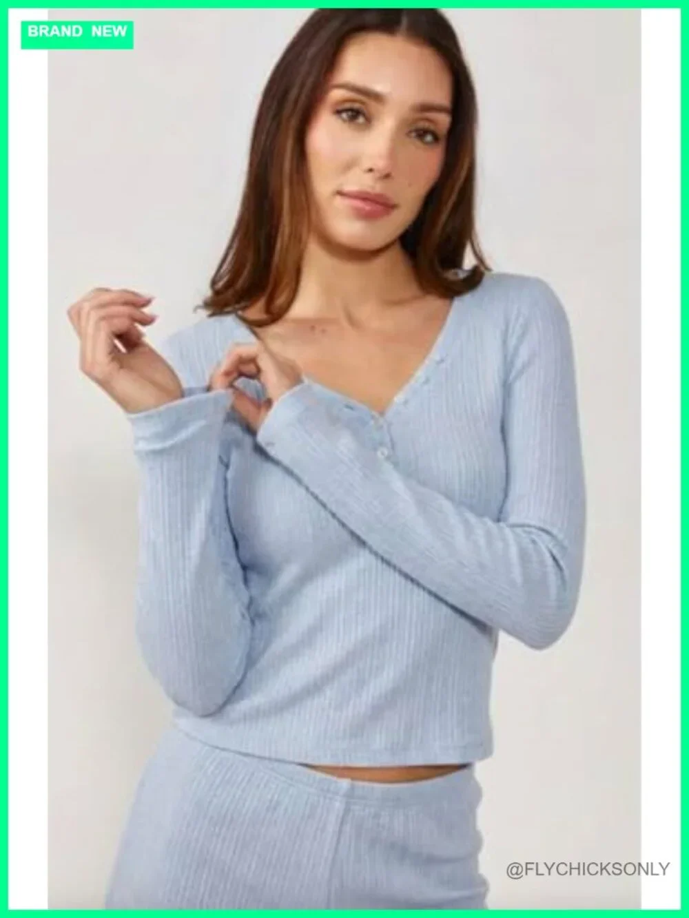 Pointelle Pajama Set, Long Sleeve and Shorts, Soft Sleepwear, Matching Nightwear